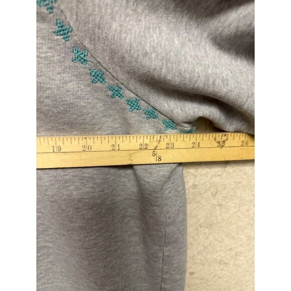 Lucky Lotus Brand Women's Sweatshirt Hoodie Embroidered Aztec Southwestern 2X - Picture 5 of 9